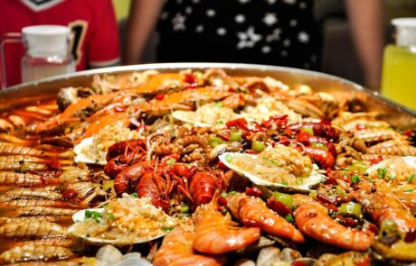 Spanish Saffron Paella with Shrimp